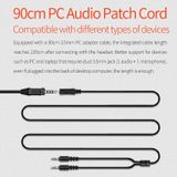  Tai nghe chụp tai Plextone G800 dây dù chống rối, Siêu nhẹ có mic rời, tương thích máy tính, điện thoại -dc4580 