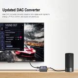  Bộ chuyển đổi âm thanh quang học Choseal kèm dây quang sang AV ra audio tiếng to - dc5155 