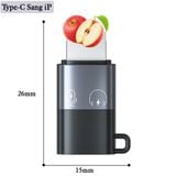  0TG Đầu chuyển type C sang Lighttling cho micro thu âm làm vlog livestream youtube tiktok -DC4930 