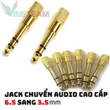  Jack chuyển tín hiệu cổng loa 6.5mm dương ra 3.5mm âm - Đầu chuyển cổng 6.5 sang 3.5mm -dc3125 