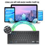  Bàn Phím Mini Yindiao KB-1 Pin Sạc Kết Nối Bluetooth USB 2.4 Dùng Cho Smartphone Máy Tính Laptop -dc4748 