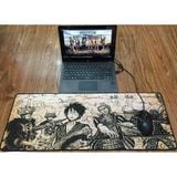  Lót chuột cỡ lớn dành cho game thủ 70x30 cm - mẫu luffy không màu -dc4104 