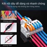  Cút nối dây điện nhanh KV 2 pha 2 cổng vào 2 cổng ra PCT-222 250v 32a 