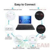 Bộ bàn phím chuột không dây Bluetooth mini 10 inch cho máy tính bảng ,Laptop có thể sạc lại 10 inch 