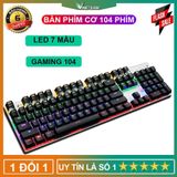  Bàn phím cơ Metoo Zero Fullsize 104 phím nhiều chế độ Switch blue 