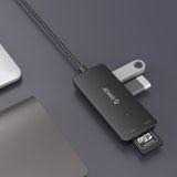  Hub 3 cổng USB 3.0 kết hợp đầu đọc thẻ nhớ SD&MicroSD Orico H3TSU3 dc686 