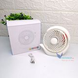  Quạt bàn USB mini cầm tay, có thể sạc lại Mùa hè làm mát văn phòng,tại nhà xoay 180°-dc3587 