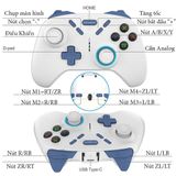  Tay Cầm Chơi Game không dây Vermilion S820 Đơn Có Rung chơi Fifa Online 4 , Pes 2023 Cho PC/ Android / Laptop  -dc5029 