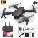  Flycam E88 mini giá rẻ có điều khiển từ xa drone 4k , 2 camera 4K, pin 1800mah ( tặng túi đựng) 