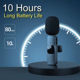  Micro thu âm không dây cài áo lọc tiếng ồn cao cấp livestream quay video ghi âm cho điện thoại 