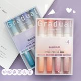  Set bộ 4 bút dạ quang Bút Đánh Dấu Highlight Vẽ Graffiti Cho Học Sinh CY-566 -DC4945 