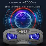  Loa Bluetooth cầm tay Manovo M5/Manovo M4 âm thanh siêu trầm tích hợp loa kép✔màn hình led ✔FM radio dung lượng pin 2500 