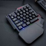  Bàn Phím Giả Cơ 1 Tay KUWEE Có LED chơi các game mobi Freefire, CF, liên quân,...siêu chất -DC4723 