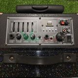  Loa kéo karaoke temeisheng, loa kẹo kéo Q10S thùng gỗ, bass 2,5 tấc hát, nghe nhạc hay tặng kèm 2 micro không dâ -DC4088 