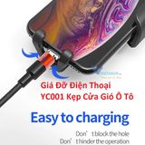  [XẢ KHO] Giá Đỡ Điện Thoại Trên Ô tô Kẹp Trên Cửa Gió Điều Hòa Trên Xe Hơi Cực Kỳ Chắc Chắn -dc3578 