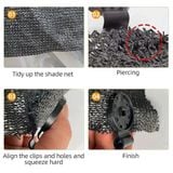  Bộ 20 50 100 kẹp lưới nhựa che nắng , kẹp bạt kẹp cố định lưới 
