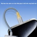  Jack chuyển đổi Plextone GS1 iP TypeC to 3.5mm hỗ trợ sạc nhanh cho điện thoại táo PD 60W có mic 