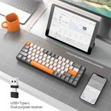  Bàn Phím Cơ Bluetooth Không Dây K68 Trục Cơ Red / Blue Switch Gõ Cực Đã Có Hotswap Kết Nối Máy Tính , điện thoại ... 