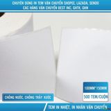  Tem in nhiệt giấy in nhiệt có sẵn keo tem vận đơn TMĐT khổ A6 100x150mm 500 tem/cuộn -dc3914 