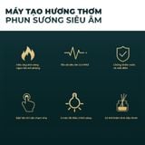  Máy xông tinh dầu phòng ngủ - máy phun sương tạo độ ẩm ngọn lửa DQ 701- dc5187 