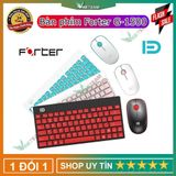 Bộ bàn phím Chuột Không dây Forter G-1500 - Mini Siêu Mỏng, Siêu Êm- Chính hãng cap cấp -DC3982 