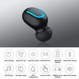  Tai Nghe 1 tai Bluetooth Không Dây HBQ-Q32 - Chống Nước IPX5 - Nghe 60h - Tích Hợp Micro - Tự Động Kết Nối -dc3526 
