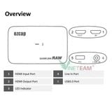  Ezcap 321B GameLink RAW 4K hộp Video Game Capture hdmi to usb 3 0 livestream obs hỗ trợ 1080p 