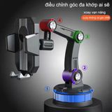  Giá Đỡ Điện Thoại Trên Ô Tô Gắn Taplo, Kính Chắn Gió Hút Chân Không , Kẹp Điện Thoại Ô Tô Xoay 360 Độ Đa Năng -DC5080 