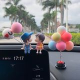  Đồ trang trí hoạ tiết cặp đôi hoạt hình dễ thương phụ kiện trang trí nội thất cho xe hơi - dc5156 