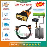  Cáp VGA chuẩn 3+9 Hỗ trợ Full-HD 1080P Cao Cấp -dc4448 