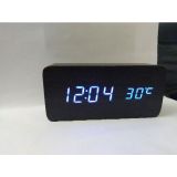  Đồng hồ led để bàn giả gỗ -dc2985 