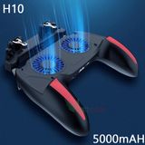  Tay cầm chơi game PUBG/FF/ROS có TẢN NHIỆT ĐÔI tích hợp sạc dự phòng H10 
