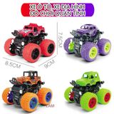  Xe ô tô, xe địa hình đồ chơi quán tính, bánh đà cho bé nhiều màu sắc chất liệu nhựa an toàn 
