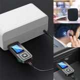  Bộ thu phát âm thanh  bluetooth 2 IN 1thiết bị thu phát âm thanh USB Dongle Bluetooth 5.0 với màn hình LCD 
