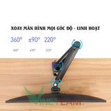  Giá treo / giá đỡ màn hình máy tính đa năng NB F80 17 - 30 inch - Tải trọng 9Kg(gắn bàn) - Xoay 360 độ -dc4226 