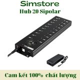  Hub usb 20 cổng sipolar , Bộ chia cổng usb 20 port sipolar Làm phone farm,sạc điện thoại, 4G proxy 