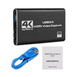  Video capture card HDMI USB 3.0 Livestream 4K 30hz 1080P 60hz cho máy ảnh, PS4, XBOX, PC, Laptop 