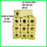  COMBO 10 THANH SỨ LỌC BỂ CÁ LOẠI  LỚN 3.8x15cm - VẬT LIỆU LỌC HỒ CÁ -dc4613 