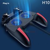  Tay cầm H10 có nút bấm bổ trợ và tích hợp sạc dự phòng hỗ trợ chơi game trên điện thoại 