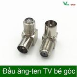  1 chiếc - Rắc cắm TV ăng ten Đầu DVB Đầu kỹ thuật số mặt đất 9.5mm bẻ góc 90 độ -dc4369 