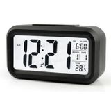  Đồng Hồ Báo Thức Điện Tử Để Bàn Màn Hình LCD Đa Chức Năng: Thời Gian, Lịch, Báo Thức, Nhiệt Độ 