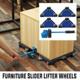  Bộ dụng cụ hỗ trợ nâng và di chuyển đồ đạc tam giác 40 bánh Thông Minh xoay 360 độ trọng tải tối đa 300 kg -dc5036 