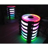  Bộ quạt tản nhiệt coolmoonled RGB 16 triệu màu ( bộ 5 fan+hub+remote) DC3387 