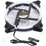  Quạt Tản Nhiệt, Fan Case Coolmoon V2.2 Led nhiều màu 2 Vòng Ring - Không Cần Hub 