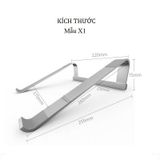  Giá đỡ tản nhiệt L200, X1 bằng hợp kim nhôm cho Laptop, máy tính xách tay, Macc, Ipadd, Surface 