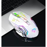  Chuột chuyên game không dây Divipard Q3 Silent - Pin sạc-Led 7 màu tự chuyển -dc3864 