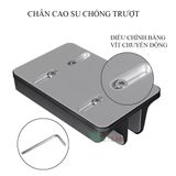  Giá đỡ đế kẹp Laptop Macbook máy tính bảng Surface dạng đứng bằng nhôm nguyên khối 