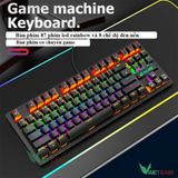  Bàn Phím Cơ Gaming Phím ZIYOULANG K2 / k80 87 Phím Blue Switch Mechanical Led Rainbow Nhiều Chế Độ 