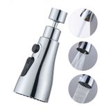  Đầu nối vòi rửa chén bát đa năng chống bắn xả 3 chế độ tiện lợi xoay 360 độ 