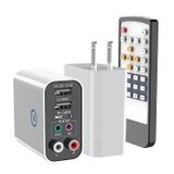  Bộ chuyển đổi âm thanh không dây 2RCA Aux  ✔ Bộ thu âm thanh K16 bluetooth V5.0 ✔ Hỗ trợ thẻ TF Và USB flash -dc4545 